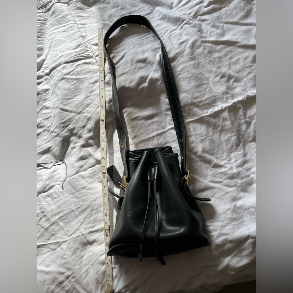 Coach vintage black hobo bag